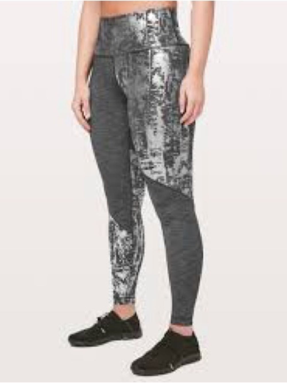 Lululemon Wunder Under High Rise Foil Leggings